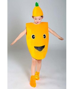 Карнавален детски костюм на плод - Кайсия