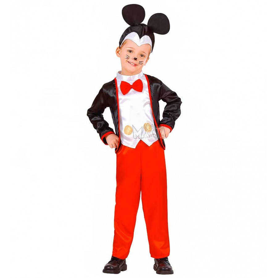 Карнавален детски костюм на анимационен герой - Мики Маус 49138