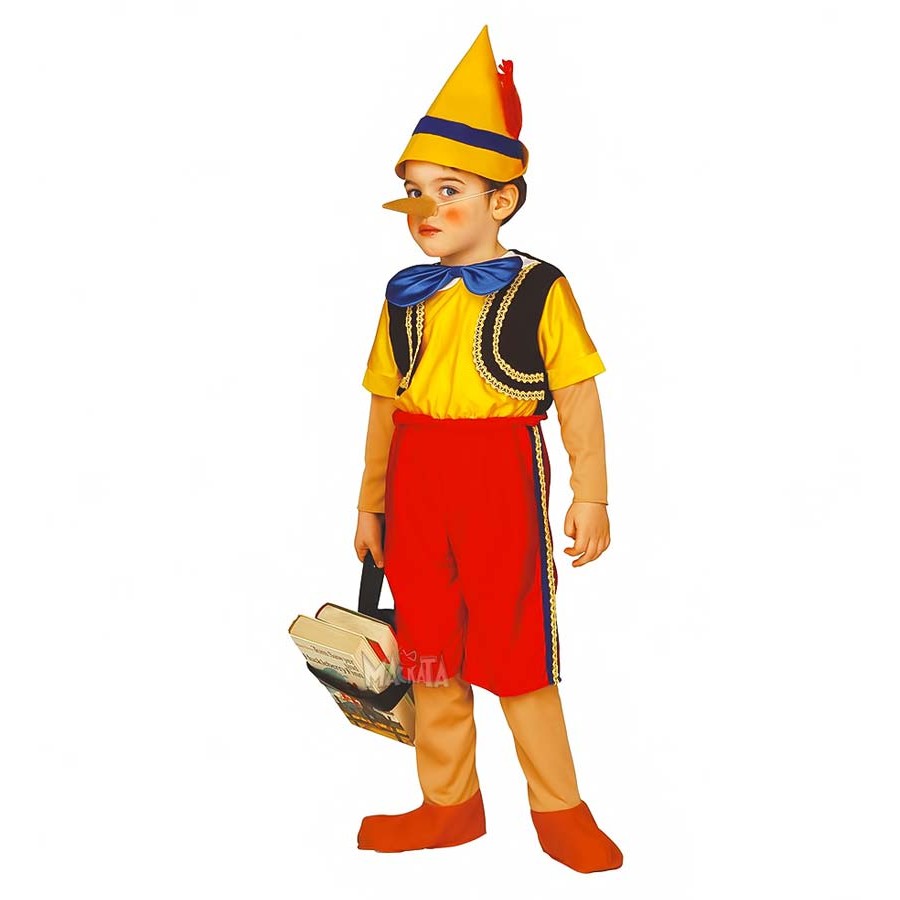 Карнавален детски костюм за приказен герой - Пинокио 01495