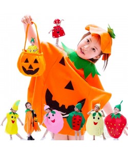 Карнавален детски костюм на зеленчук - Тиква
