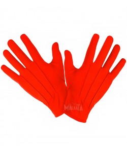 Карнавален аксесоар - червени къси ръкавици 1461R