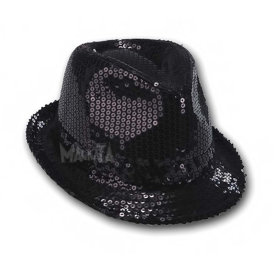 Карнавална шапка - Гангстерско черно бомбе 05641