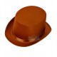 Карнавална ретро шапка - Цилиндър в кафяв цвят 09784