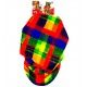 Карнавална шапка - Цветен каскет на клоун 48631