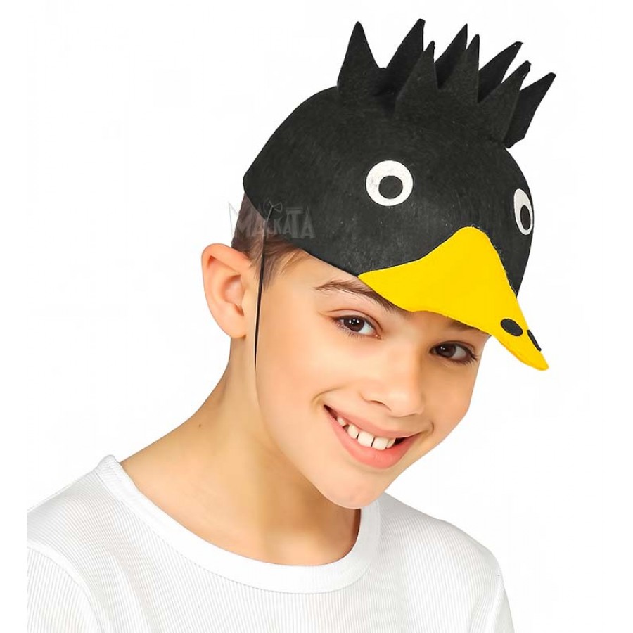 Карнавална шапка за птица - гарван 11753