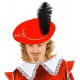 Карнавална детска шапка за пират в червен цвят 34152