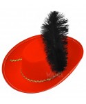 Карнавална детска шапка за пират в червен цвят 34152