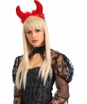 Карнавална диадема - дяволски рога лукс 03761