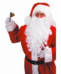 Луксозна брада с мустаци за Дядо Коледа 06839
