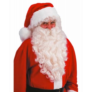 Луксозна брада с мустаци за Дядо Коледа 06840
