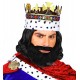 Карнавална брада с мустаци в черен цвят 01856