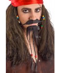 Карнавална брада с мустаци за пират 06298