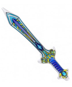 Рицарски меч в син цвят 04821