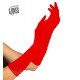 Карнавални дълги червени ръкавици 1445S