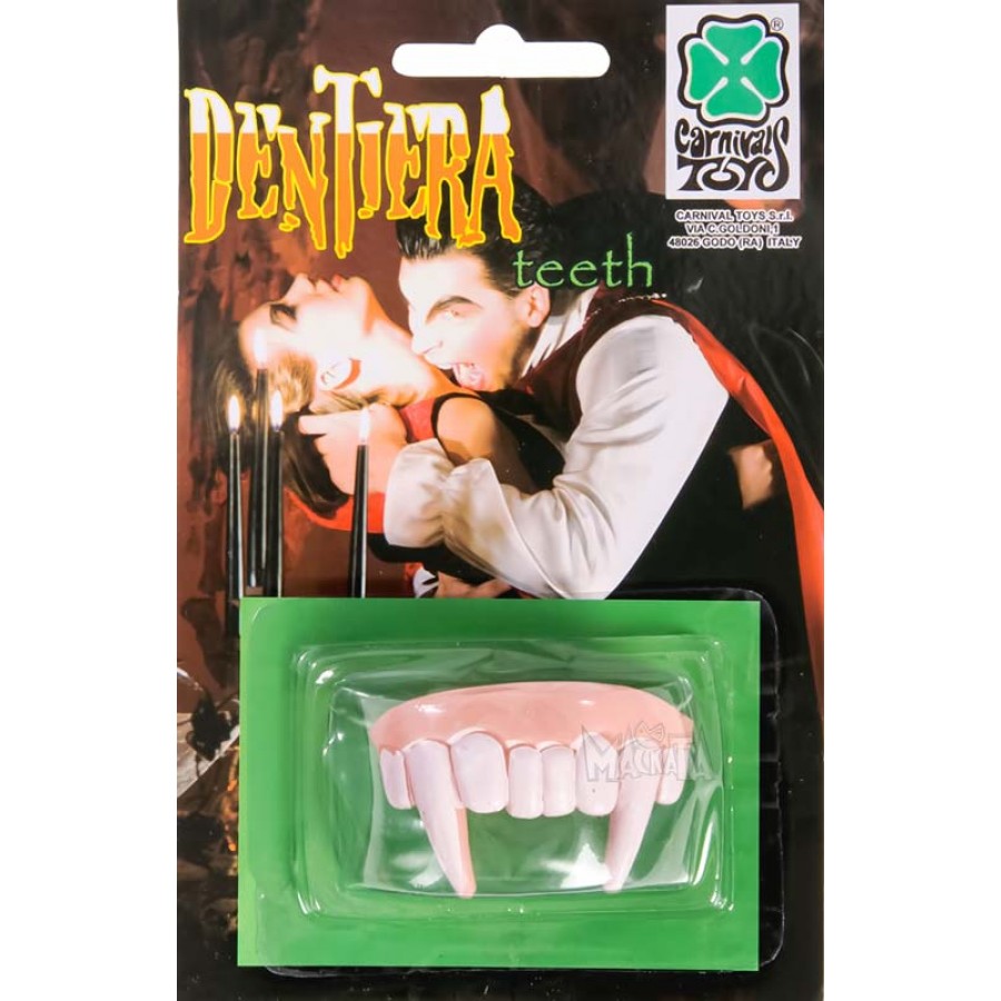 Карнавални горни вампирски зъби 06514