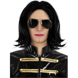 Комплект - перука и очила на Майкъл Джексън (Michael Jackson) 