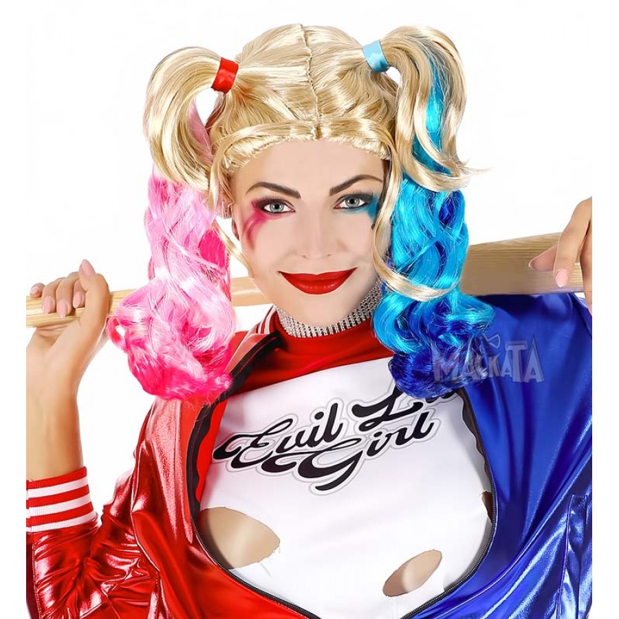 Карнавална перука - Harley Quinn 46926