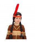 Детска перука за индианка 02759
