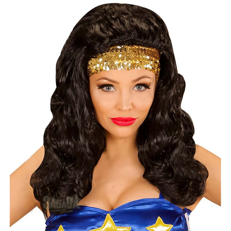 Карнавална перука на Супергероиня 04944