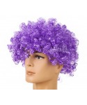 Карнавална перука за палячо в лилав цвят