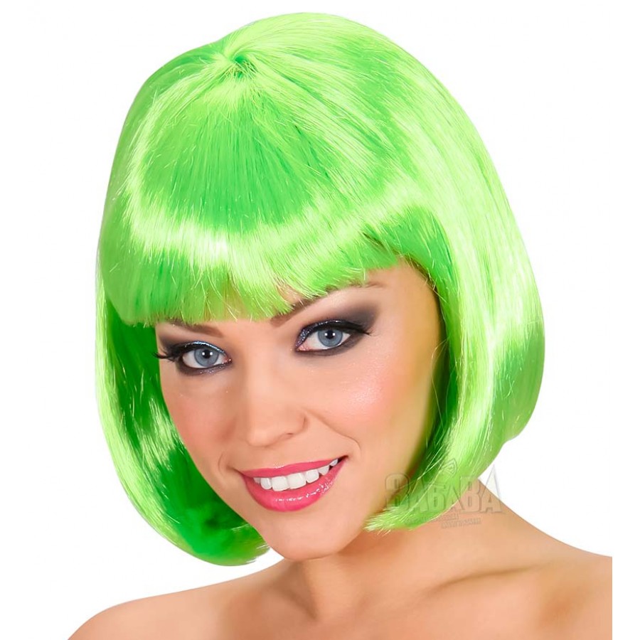 Карнавална зелена перука Lovely L1071