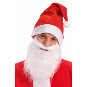 Комплект за Дядо Коледа - шапка с брада 09726