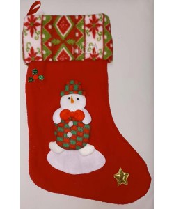 Коледен чорап - Снежен човек