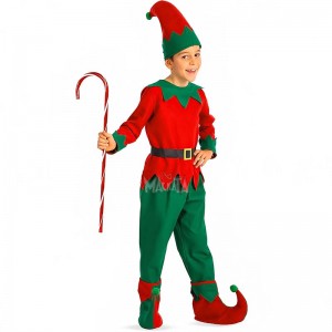 Коледен детски костюм за елф 027051