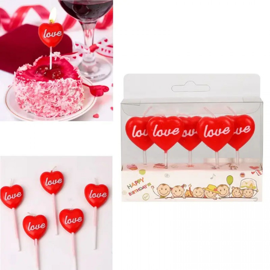 Комплект парти свещи Love 56671 Комплект парти свещи Love 56671