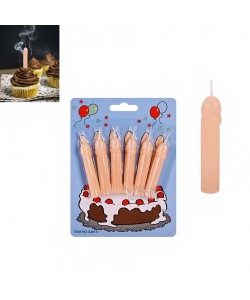 Комплект свещи за торта - пенис 55019