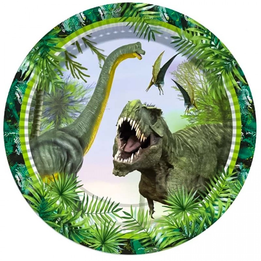 Парти чинии - Динозаври 8бр