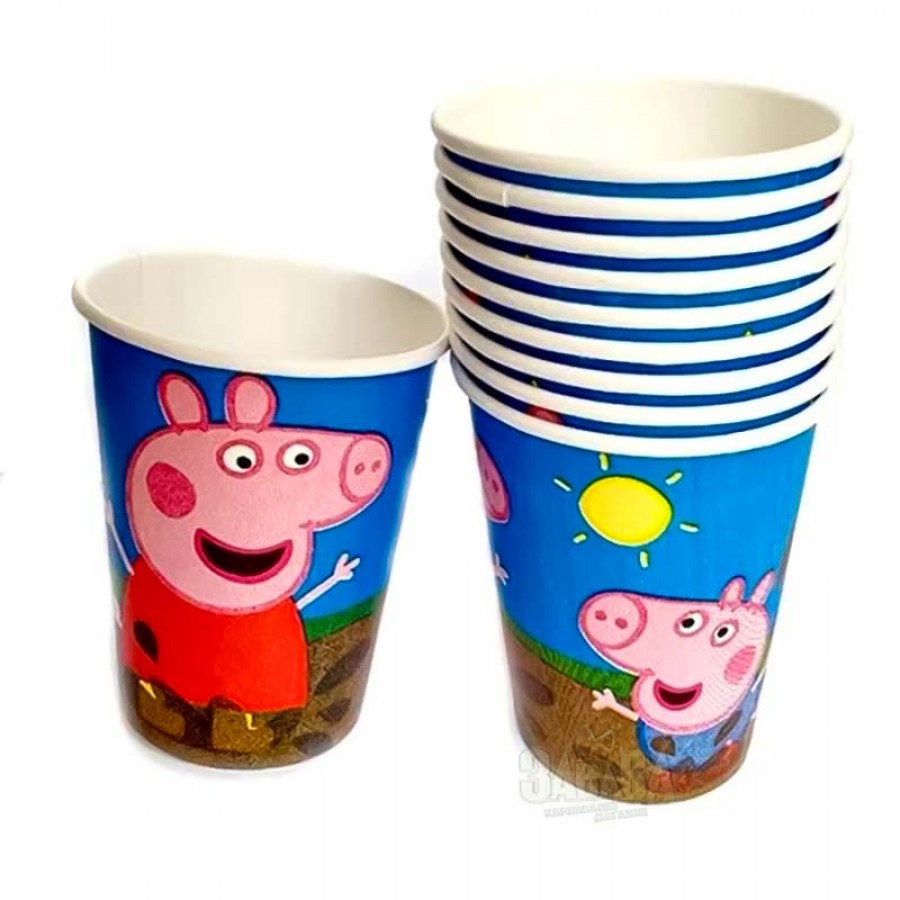 Парти чашки Peppa Pig - George 10бр