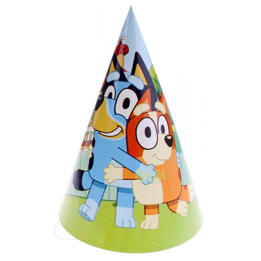 Парти шапки с Bluey 5бр Парти шапки с Bluey 5бр