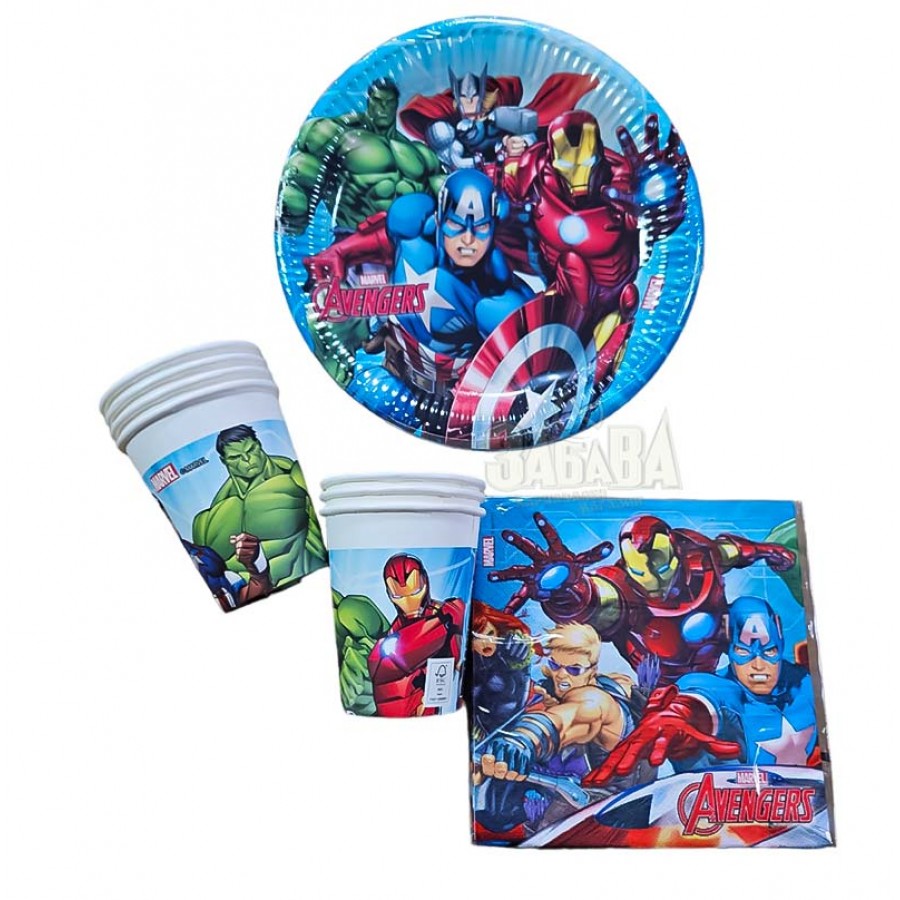 Парти сет - Отмъстителите/Avangers/ 36бр Парти сет - Отмъстителите/Avangers/ 36бр
