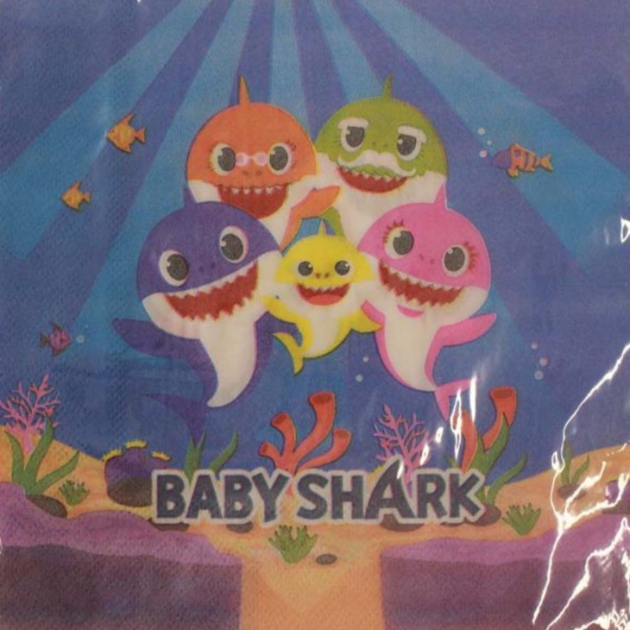 Парти салфетки Baby Shark 20бр