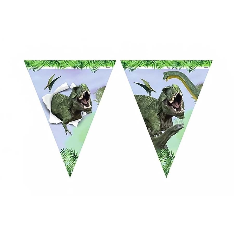 Парти украса флагчета - Динозаври