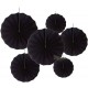 Декоративни розетки в черен цвят 6бр