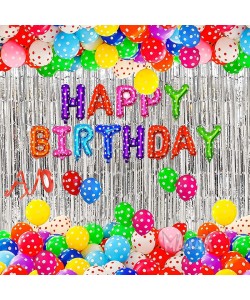 Комплект за арка от балони - Happy Birthday 118бр