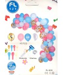 Комплект за арка от балони 45бр 003