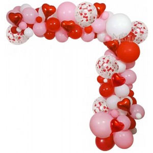 Комплект за арка от балони за Свети Валентин - 147бр