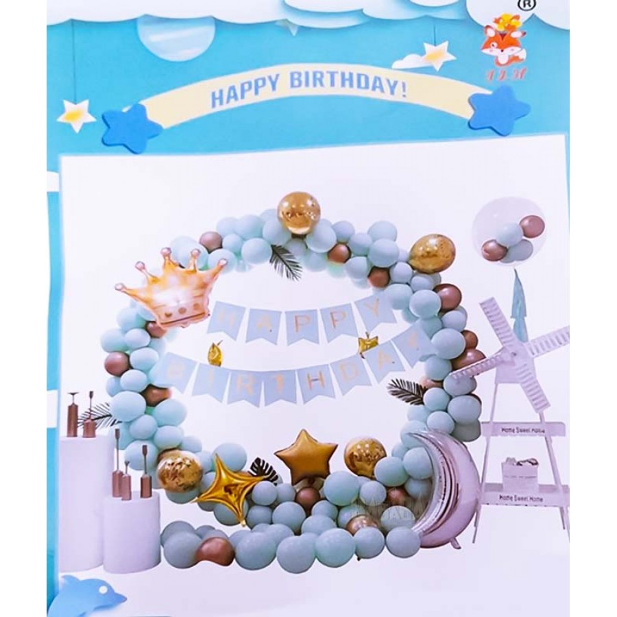 Комплект за арка от балони - Happy Birthday 115бр
