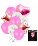 Парти сет от балони в розов цвят - 10 бр 54314