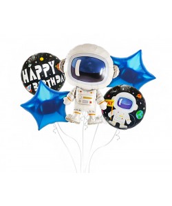 Парти сет от балони Космос - Космонавт 5бр