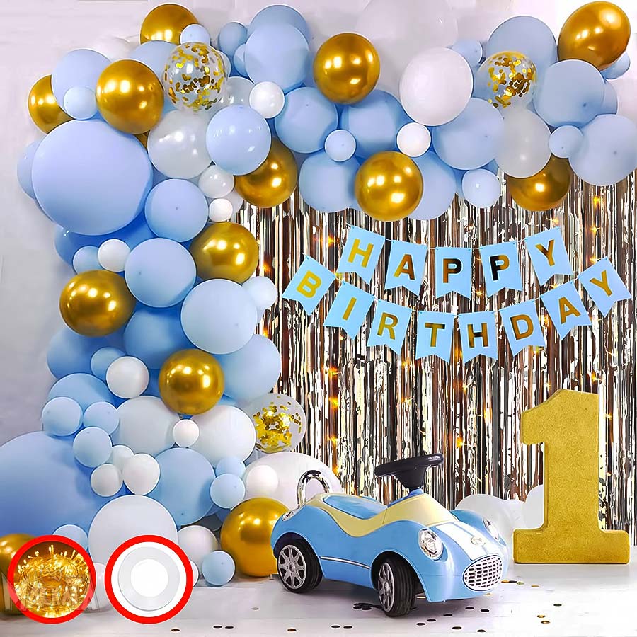 Парти сет от балони за рожден ден 121бр 002