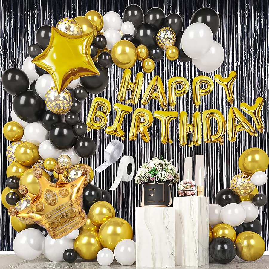 Парти сет от балони за рожден ден 120бр 001