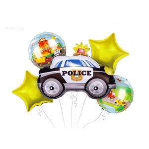 Парти сет от балони - Полиция 5бр