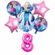 Парти сет от балони - Леденото кралство 6 бр