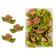 Материали за декорация - Сатенена розичка с листенца 24бр 12000