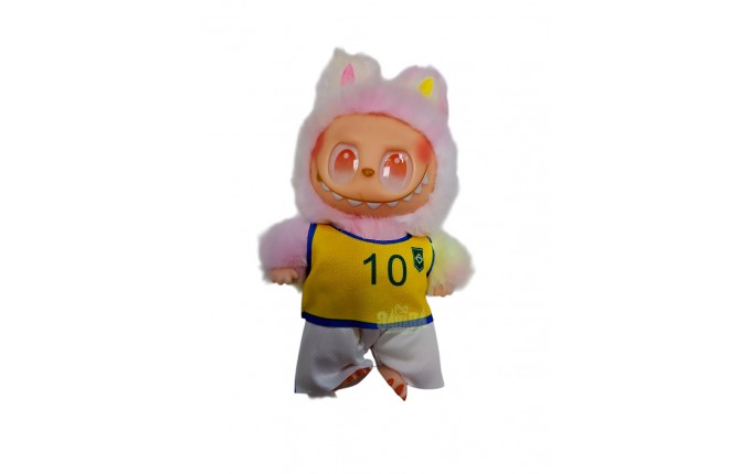 Плюшена играчка Labubu с дрехи