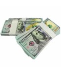 Фалшива пачка от банкноти по 100$ за партита